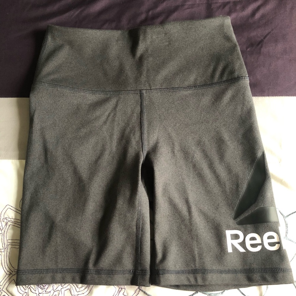 NWOT Reebok Grey Bike Shorts